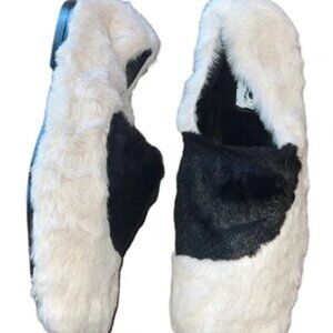 Vivienne Hu VHNY Faux Fur Slipper Loafers - SIZE EU40/US9-9.5